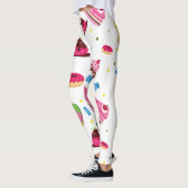 Snoep en zoet gekleurd patroon leggings (Links)