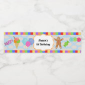 Snoep Etiket op grond partij water (Enkel label)