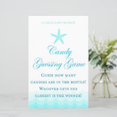 Snoep gaming - Baby shower game (Staand voorkant)