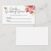 Snoep-gaming van vlindervliegers visitekaartje (Voorkant / Achterkant)