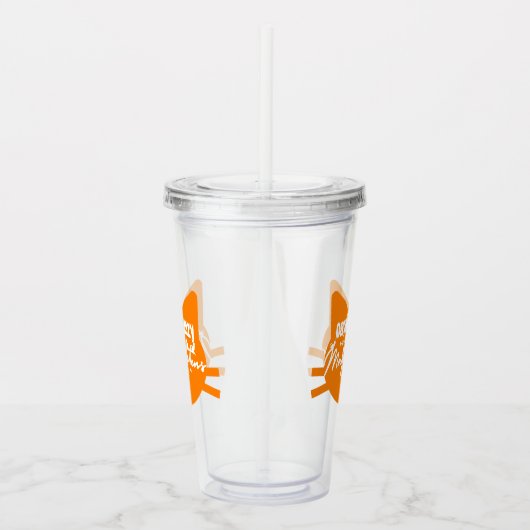 Snoep gek acryl drinkbeker (Rechts)