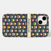 Snoep gekleurde  schrijfmachines gepatterd Case-Mate iPhone case (Achterkant (horizontaal))