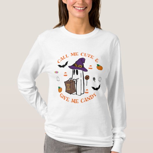 Snoep Ghost Vrouwen T-shirt (Voorkant)