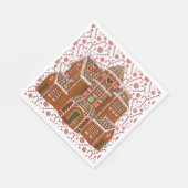 Snoep Gingerbrood House Servet (Hoek)