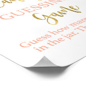 Snoep gisend gamesucculenteken poster (Hoek)