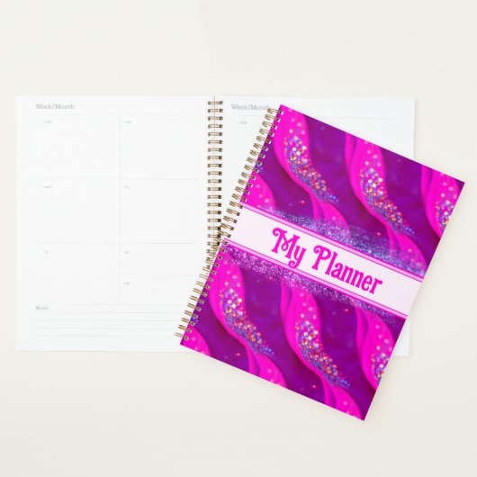 Snoep Glitter Planner - Abstracte roze Sparkles (Display)