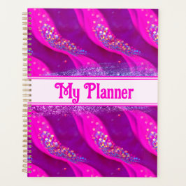 Snoep Glitter Planner - Abstracte roze Sparkles