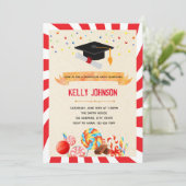 Snoep Graduation Party Invitation Kaart (Staand voorkant)