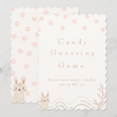 Snoep Guessing Game Sign Kaart (Voorkant / Achterkant)