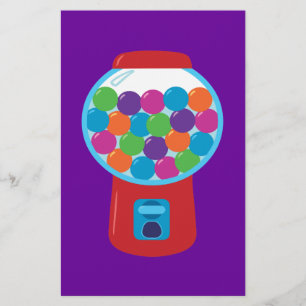 Snoep-gumbalmachine Briefpapier