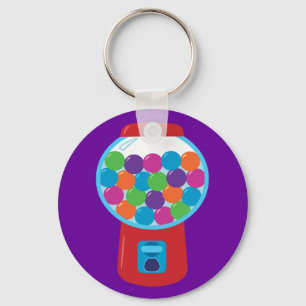 Snoep-gumbalmachine Sleutelhanger