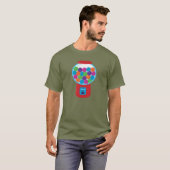 Snoep-gumbalmachine T-shirt (Voorkant volledig)