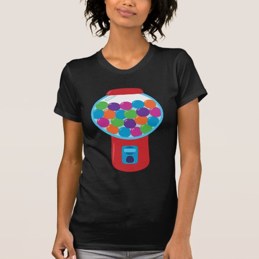 Snoep-gumbalmachine T-shirt (Voorkant)