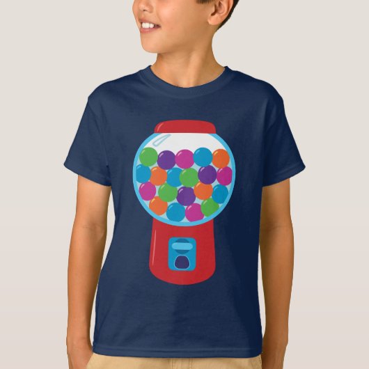 Snoep-gumbalmachine T-shirt (Voorkant)