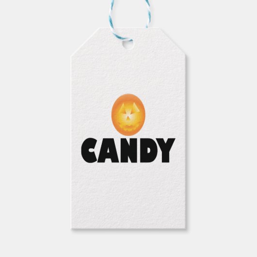 Snoep Halloween Cadeaulabel (Voorkant)