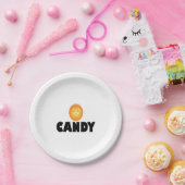 Snoep Halloween Papieren Bordje (Feest)