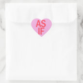 Snoep hart - ALSOF Sticker (Tas)