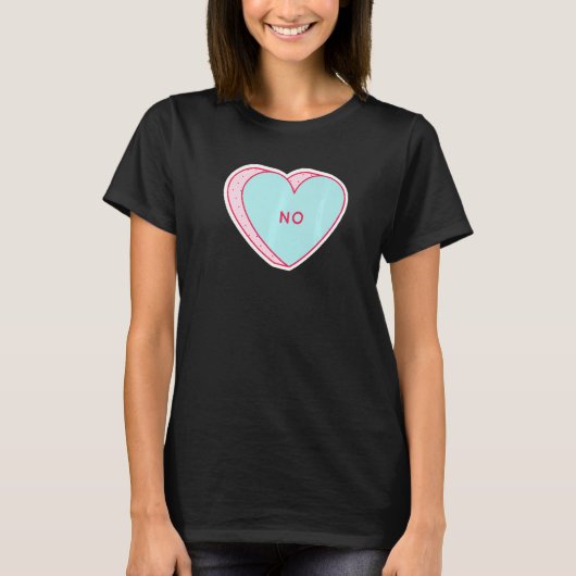 Snoep hart geen premie t-shirt (Voorkant)