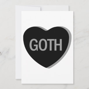 Snoep Hart - Gothic Kaart