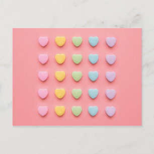 Snoep Harten portret Briefkaart