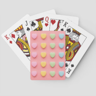 Snoep Harten portret Pokerkaarten