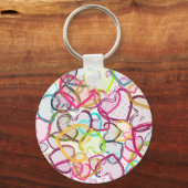 Snoep harten sleutelhanger (Voorkant)