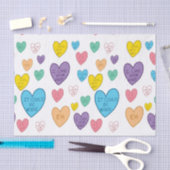 Snoep harten tissuepapier (Craft)