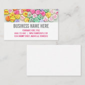 Snoep Harten Visitekaartjes (Voorkant / Achterkant)