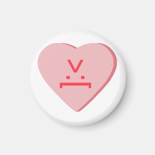 Snoep Heart - Devil Face Magneet