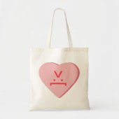 Snoep Heart - Devil Face Tote Bag (Voorkant)
