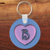 Snoep Heart Monogram Sleutelhanger (Voorkant)
