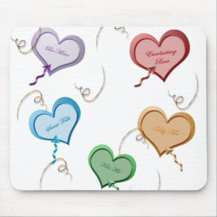 Snoep Hearts Valentijn Mousepad Muismat
