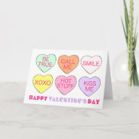 Snoep hoort een Happy Valentijnsdag gesprek
