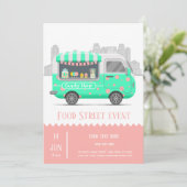 Snoep in de levensmiddelenstraat kaart (Staand voorkant)