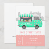 Snoep in de levensmiddelenstraat kaart (Voorkant / Achterkant)