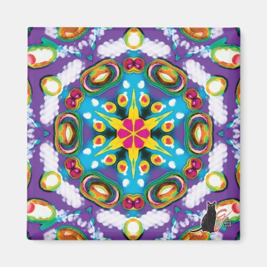Snoep Kaleidoscoop Magneet (Voorkant)