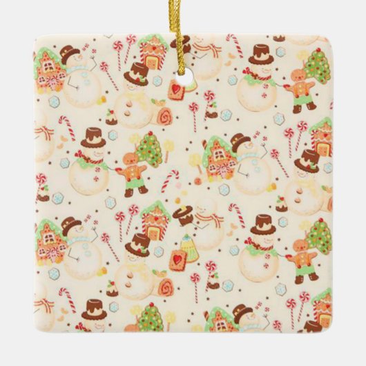 Snoep Keramisch Ornament (Voorkant)