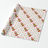 Snoep kerst cadeaupapier (Uitgerold)