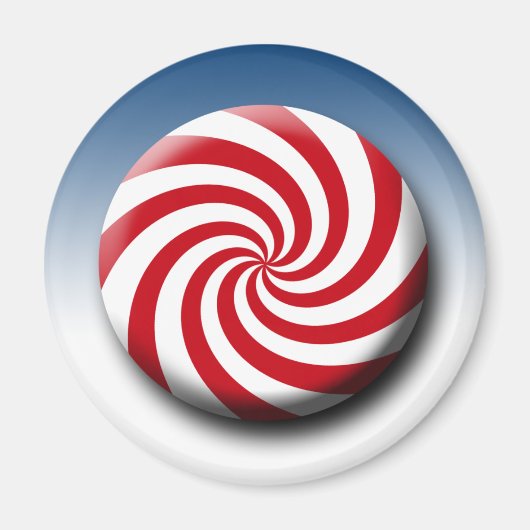 Snoep kerstfeestdag Magnet Magneet (Voorkant)