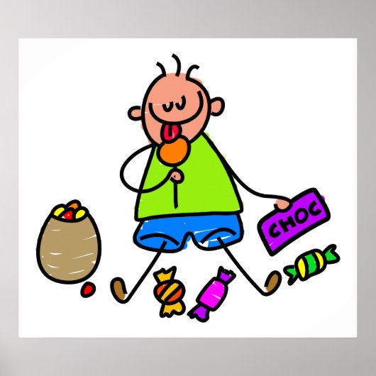 Snoep Kind Poster (Voorkant)