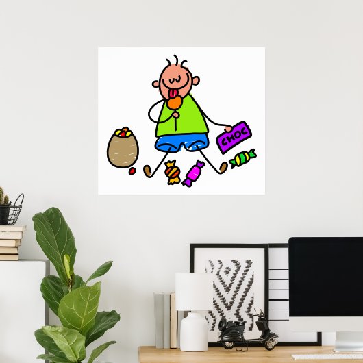 Snoep Kind Poster (Thuiskantoor)