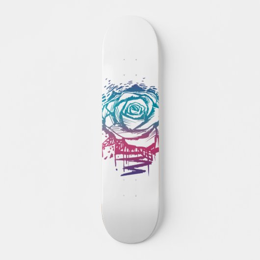 Snoep Kleur Roos Skateboard (Voorkant)