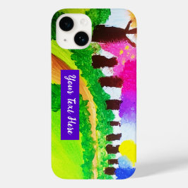 Snoep kleuren bomen - iPhone draagtas Case-Mate iPhone 14 Hoesje