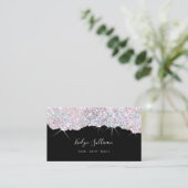 snoep kleuren glitter textuur visitekaartje (Staand voorkant)