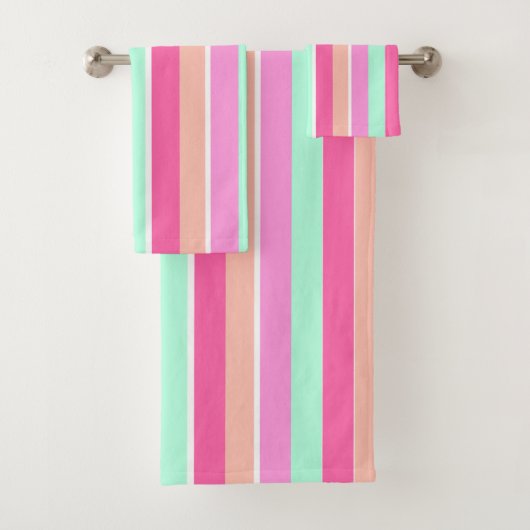 Snoep Kleurenstrips Bad Handdoek (Insitu)