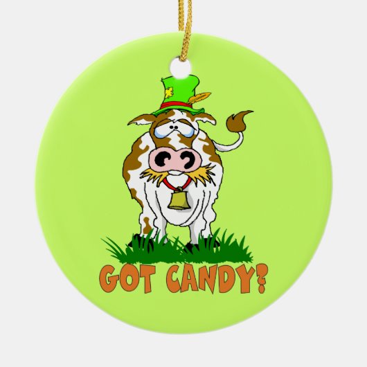 Snoep Koe Ornament (Voorkant)