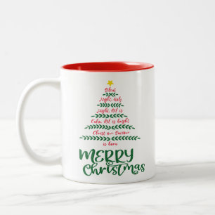 Snoep Koffee Merry kerstmis Boom decoratie mok