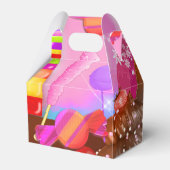 Snoep Land Party Fantasy Sweets Verjaardag Bedankdoosjes (Voorkant Zijde)