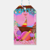 Snoep Land Party Fantasy Verjaardag Custom Favor Cadeaulabel (Achterkant)