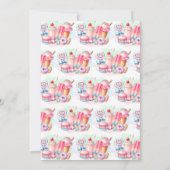 Snoep land Sweets Baby shower Kaart (Achterkant)